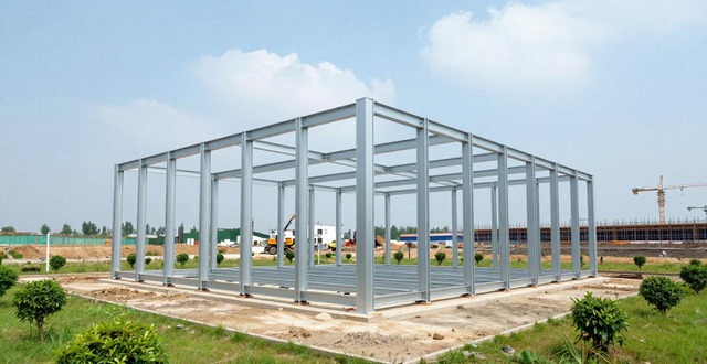 绿色建筑钢结构_钢结构建筑体系_钢结构地基施工图片