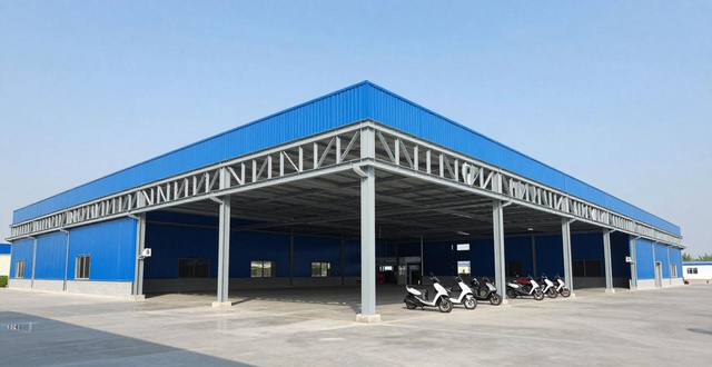 鹤山市最美工业建筑_广东鹤山工业建筑设计案例_江门钢结构安装